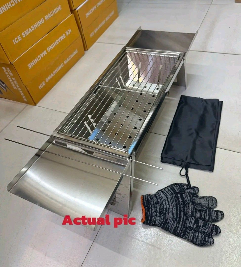 bbq grill stainless (Category: BBQ, Grills & Hotpots) located in Manila. Submitted by asstditems (Listing ID 1441994978, Image 1). Description: same-day delivery via lalamove gcash or cod payment ncr area godbless happy shopping.