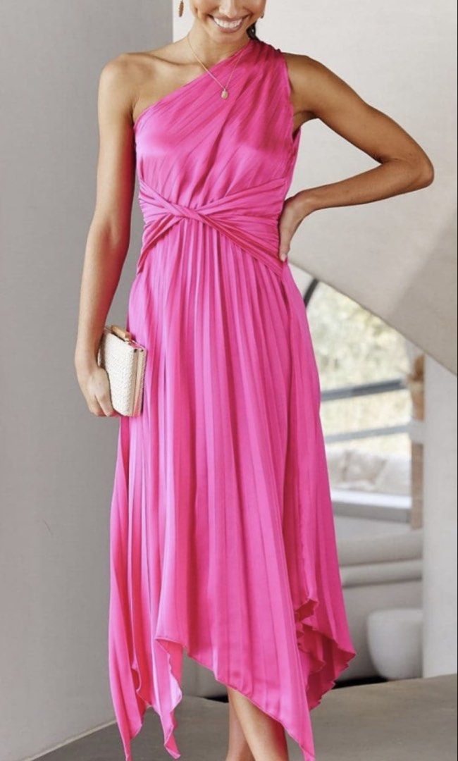 billy j one shoulder pleated dress (Category: Dresses) located in Angeles City. Submitted by thriftchic_ (Listing ID 1442030085, Image 1). Description: ♡ no issue ♡ side zip closure Note: ♡ item is in good condition ♡ color may appear brighter or darker due to lighting ♡ please manage expectation as there may be minimal flaws unnoticed by the seller ♡ MOP: Gcash ♡ Payment first basis ♡ J&T🚚.