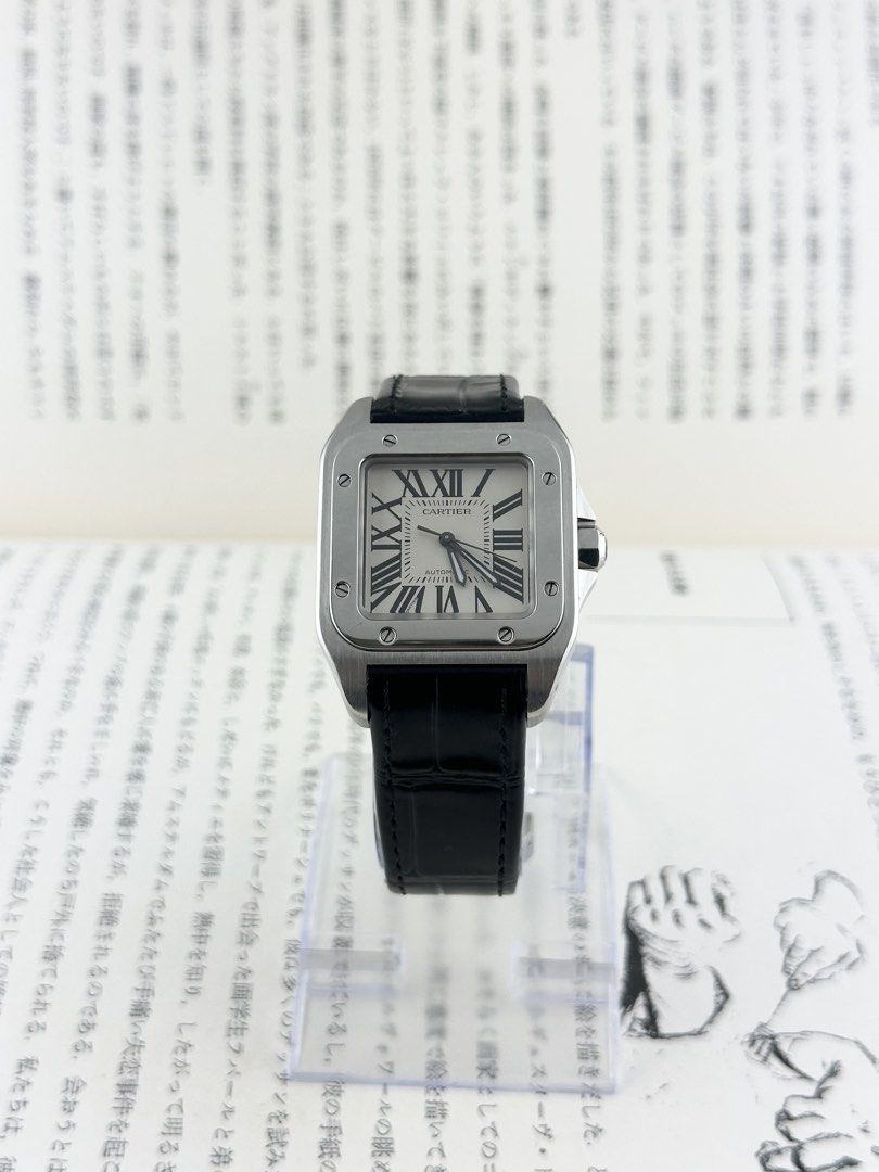 Cartier Santos100 Medium (Category: Luxury Watches) located in Manila. Submitted by lugs.to.lugs (Listing ID 1442131852, Image 3). Description: Available for Sale Cartier Santos100 Medium - Ref. 2878 - 44mm x 33mm - Automatic Machine - Looks Mint - Original Cartier Strap - With Papers - Cartier Representation Box Meetups can be arranged.