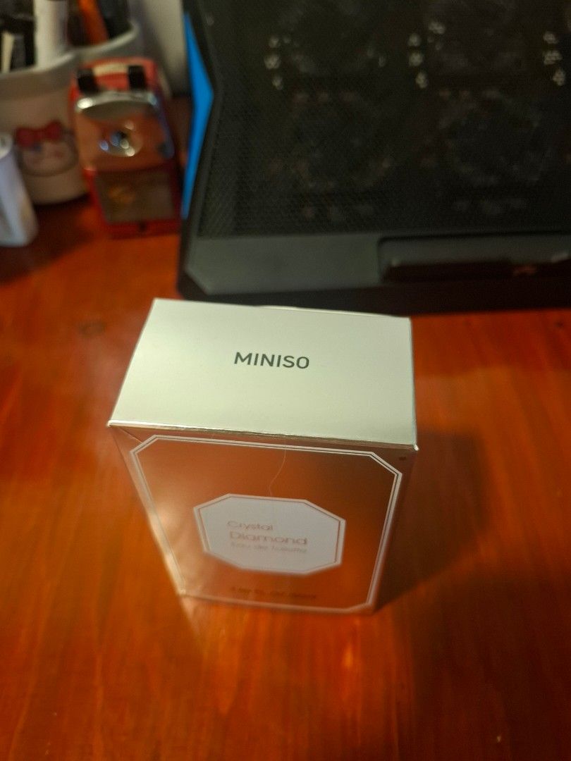 Crystal Diamond (Miniso Perfume) (Category: Fragrance & Deodorants) located in Cavite. Submitted by Kal_07 (Listing ID 1442132976, Image 2). Description: Hello! Welcome to our Shop! Miniso Perfume for girls I got this as a gift and never used or opened it (I received it like that). Still complete. RFS: Too many perfumes Courier: Lalamove, JNT, Gogoexpress, LBC (Open for COD) also, (if you have other couriers that can deliver it, do tell me thank 