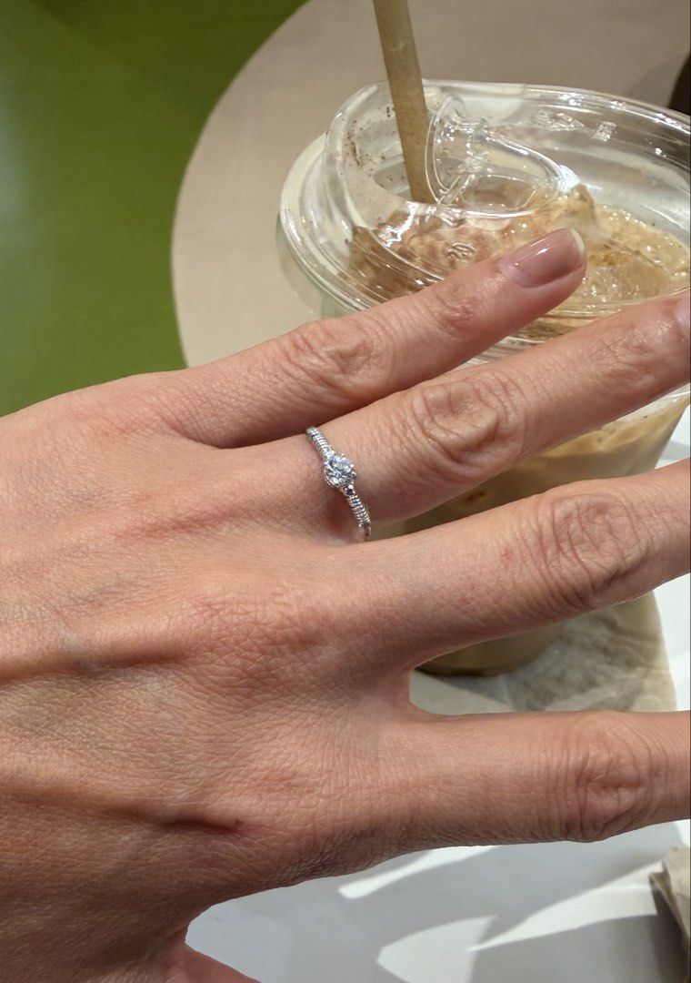 Diamond solitaire ring, .25 ct, 14k wg (Category: Rings) located in Las Pinas. Submitted by cath_mill (Listing ID 1442100141, Image 3). Description: P13,000 Diamond solitaire ring, size 5.5 .25 ct, 14k wg 1.1 g dainty wg band No certificate, no markings Brilliant, pretty, white natural diamond Gcash, bank deposit Ships from Las Pinas Thank you .