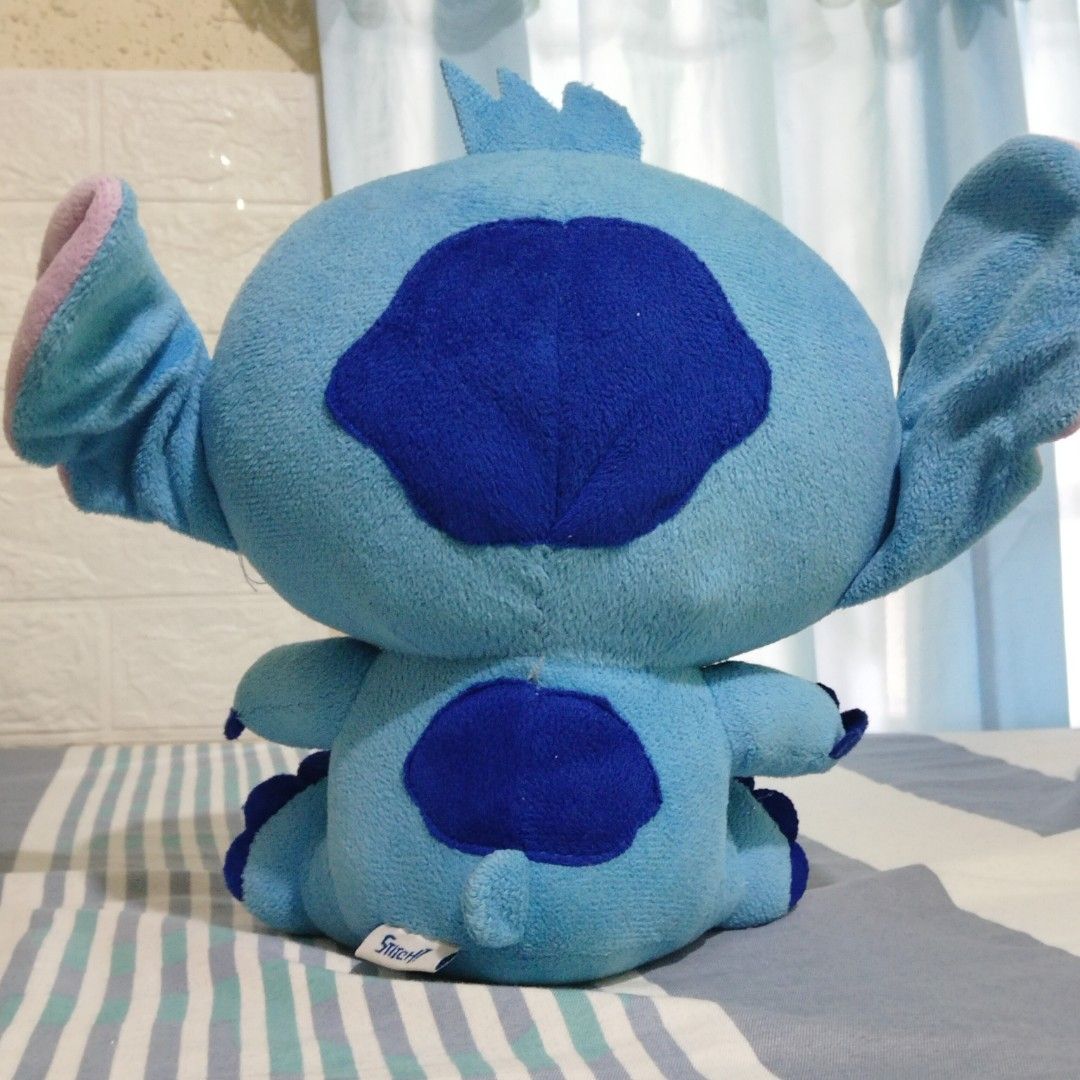 Disney Stitch Plush Toy - Playkit Philippines (Category: Plushies & Soft Toys) located in Manila. Submitted by garma10 (Listing ID 1441989176, Image 3). Description: - Features blue plush with pink accents on the ears. - Perfect for cuddling or displaying..