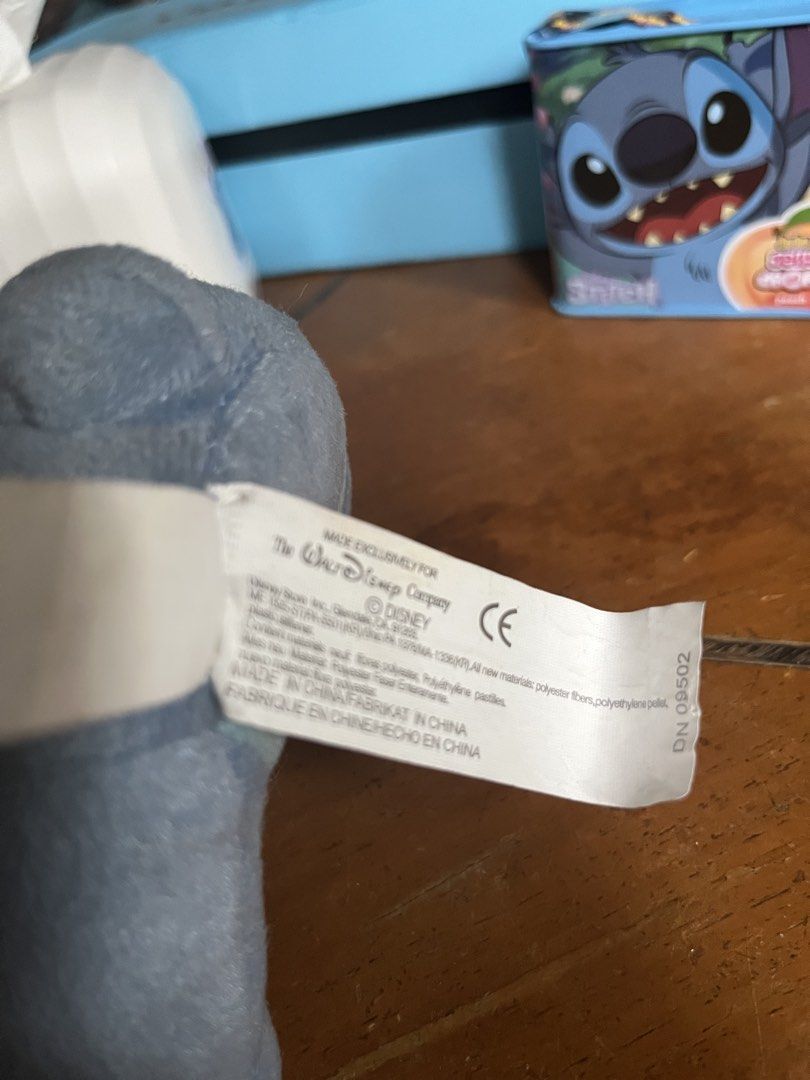 Disney Store Stitch Plush Toy (Category: Plushies & Soft Toys) located in Paranaque City. Submitted by tinnd (Listing ID 1442155407, Image 3). Description: Prelove ( Personal collection) 6 inches with seam and paper tag need wash .