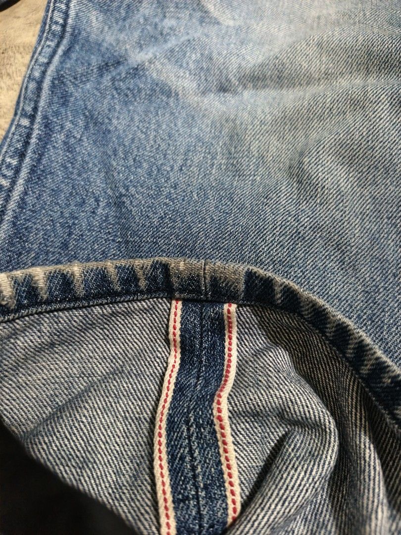 DKNY Patched Selvedge Denim Pants (Category: Jeans) located in Caloocan City. Submitted by steal_thy_vault (Listing ID 1442023390, Image 3). Description: dm if interested.