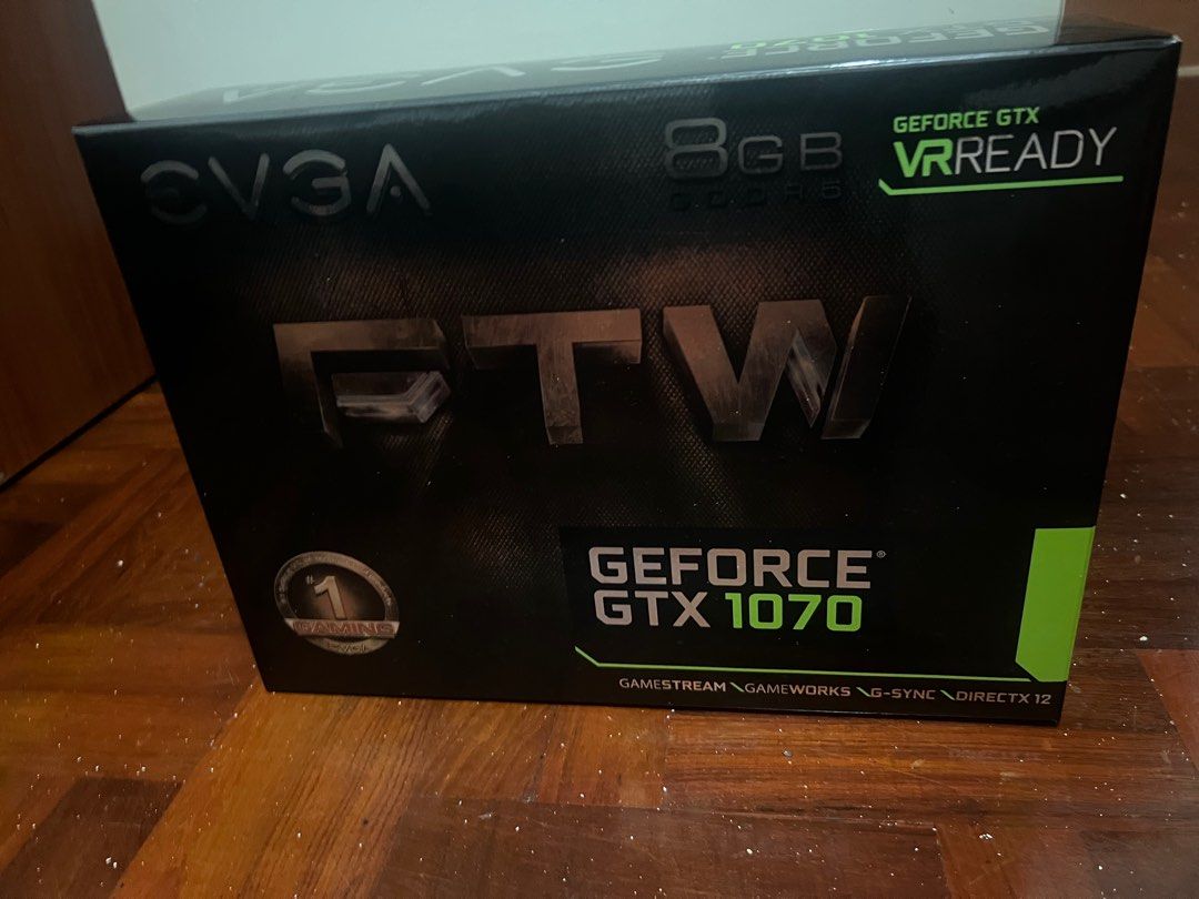 EVGA GeForce GTX 1070 FTW 8GB graphics card GPU