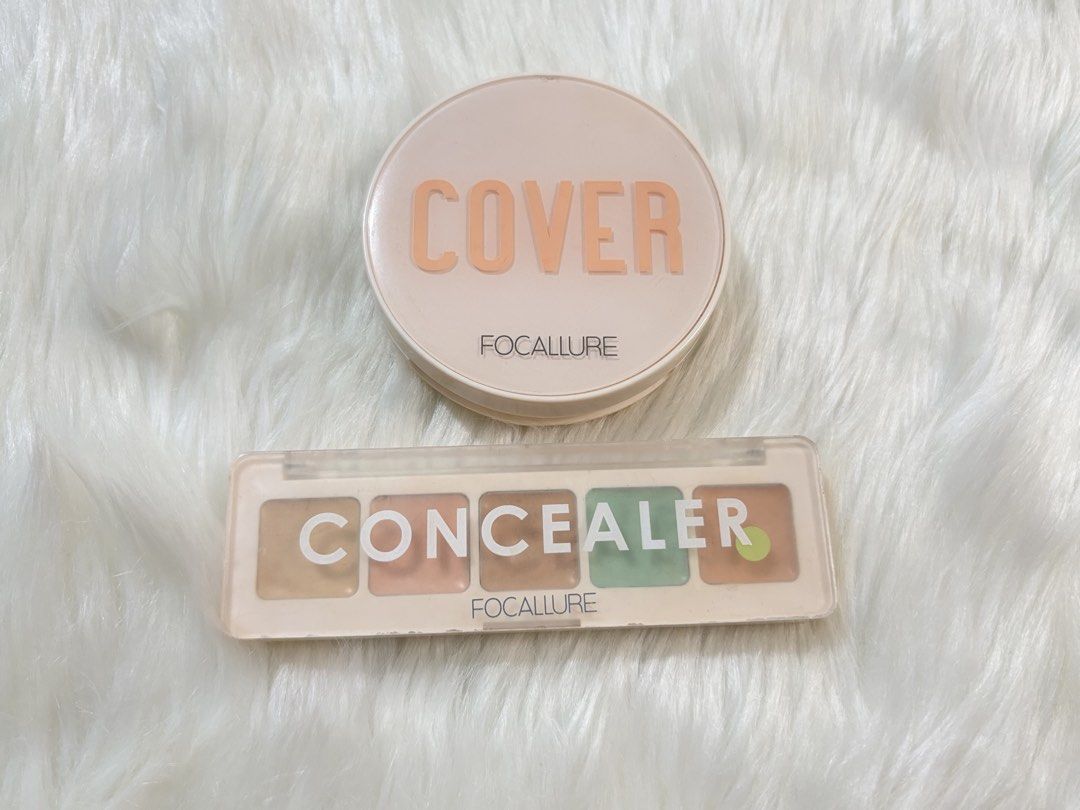 Focallure Cushion Foundation & Color Corrector Concealer PRELOVED MAKEUP (Category: Makeup) located in Rizal. Submitted by myuniefinds (Listing ID 1442026129, Image 1). Description: 💗 Focallure Concealer & Cushion - ₱250 - cushion, used 3 times - concealer, mostly used green and dark peach, the rest were swatched lang rfs: not my shade sa cushion & found better color correctors NEGOTIABLE.