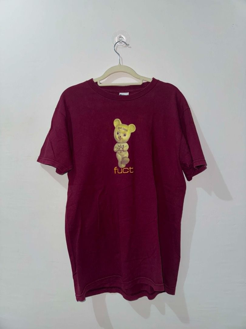 FUCT "God Head" T-Shirt (Category: Tshirts & Polo Shirts ) located in Manila. Submitted by kim.mercader (Listing ID 1442123561, Image 1). Description: FUCT "God Head" T-shirt - Color maroon - Size: Medium 20 x 28 #FTP #FUCT #G59.