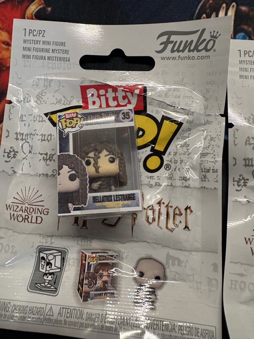 Funko Bitty Pop! Harry Potter (Voldemort and Bellatrix) (Category: Designer & Blind Box Toys) located in Mandaluyong City. Submitted by jasdeals (Listing ID 1442110344, Image 2). Description: - 3 Funko Bitty Pop! Mystery Mini Figures - Harry Potter Series - Includes Bellatrix Lestrange (35) two pieces - Includes Lord Voldemort (85) one piece - All figures are sealed in original packaging - Great for Harry Potter fans and Funko collectors Since th