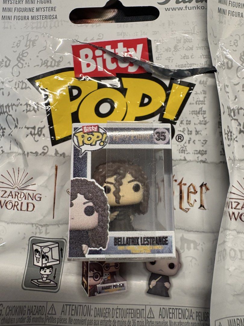 Funko Bitty Pop! Harry Potter (Voldemort and Bellatrix) (Category: Designer & Blind Box Toys) located in Mandaluyong City. Submitted by jasdeals (Listing ID 1442110344, Image 3). Description: - 3 Funko Bitty Pop! Mystery Mini Figures - Harry Potter Series - Includes Bellatrix Lestrange (35) two pieces - Includes Lord Voldemort (85) one piece - All figures are sealed in original packaging - Great for Harry Potter fans and Funko collectors Since th