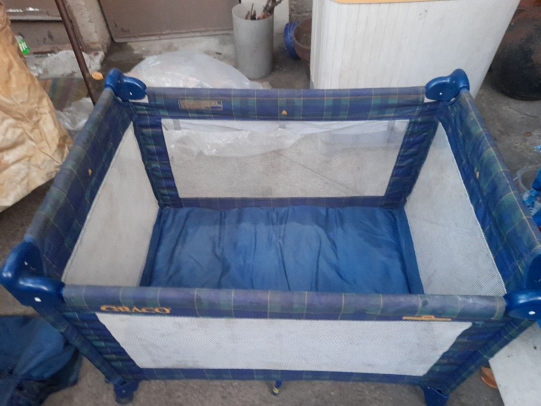 Graco Playpen Portable Crib (Category: Cots & Cribs) located in Valenzuela. Submitted by newbear.425b6e (Listing ID 1441999331, Image 2). Description: - Graco portable playpen - Blue and green plaid design - Mesh sides for visibility - Includes blue mattress pad - Easy to set up and take down - Perfect for travel or home use -Japan surplus .