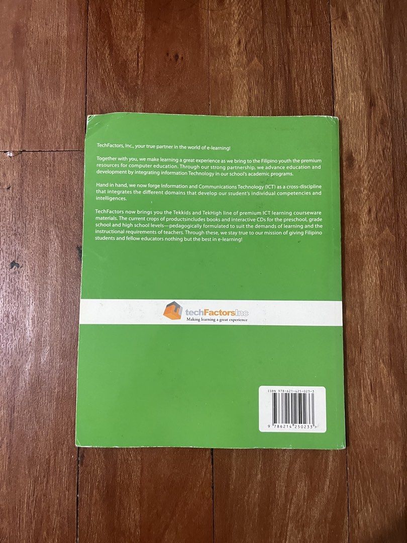 (High School ICT) Java Programming by Example (Category: Textbooks) located in Manila. Submitted by TCC.ETC (Listing ID 1442088662, Image 2). Description: Preloved High School Textbook RFS: Old textbook that is currently not being used [GENERAL DESCRIPTION] TITLE: Java Programming by Example GRADE LEVEL: High School AUTHOR/S: Joy T. de Jesus, Jr. Lesley Abe, M.S. Julius Christopher S. Cutaran SERIES EDITOR: Jaime D.L. Caro, Ph.D. PUBLISHER: techF