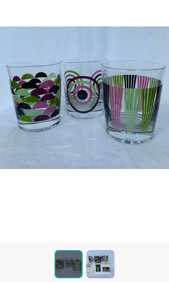 IKEA Glasses Set - 6 Pieces 3 designs473902381469552641