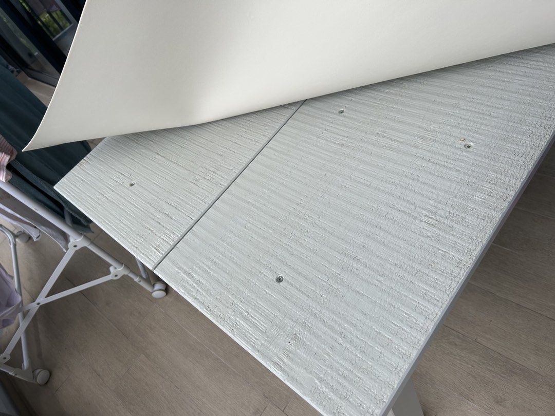 Ikea Solid Wood table with Table Mat473657608965335042