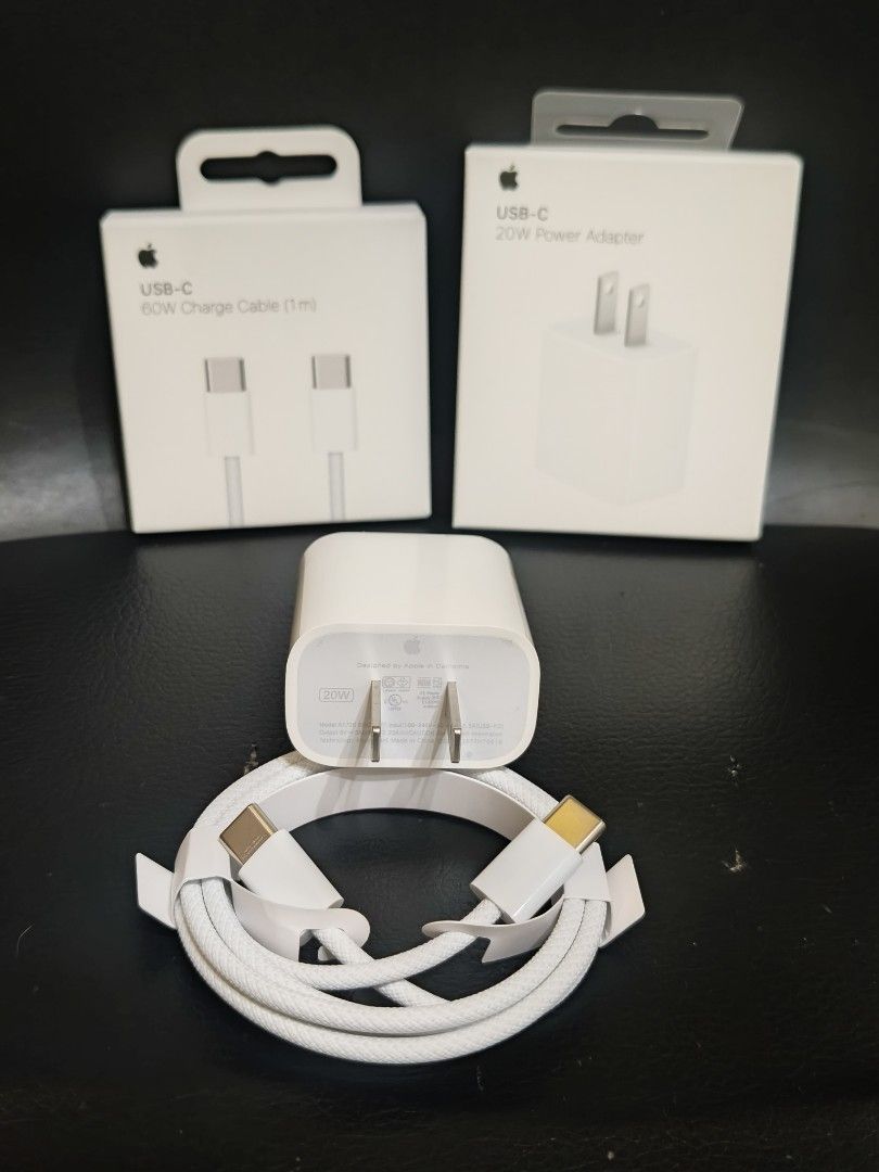 iPhone 15/16/17 Braided Fast Charger (Category: Chargers & Cables) located in Quezon City. Submitted by aiyhannah (Listing ID 1442117884, Image 2). Description: Charger Set for iPhone 15/16/17 Brand new and sealed Imported item and fast charging Certification Manual Included 20Watts USB-C PD Adapter with 1 Meter Braided C to C Cable with 2 Pins Selling as set for only ₱550.00 Accepts Cash or Gcash Payments Pick up or delivery via Lalamove with SF