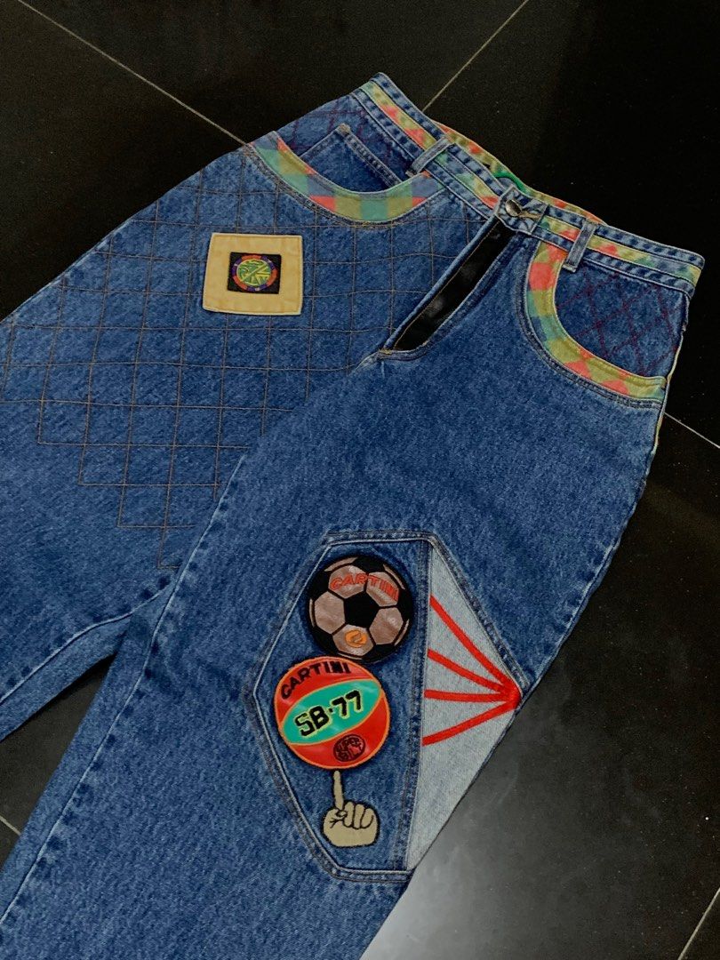 Jarvey Patched Pants (Category: Other Bottoms) located in Imus. Submitted by sa1nt___ (Listing ID 1442073563, Image 1). Description: Jarvey Patched Pants Waistline 32 Length 43 No tags Excellent Condition Slightly negotiable Can do meetups in nearby areas/Can ship nationwide 📥.