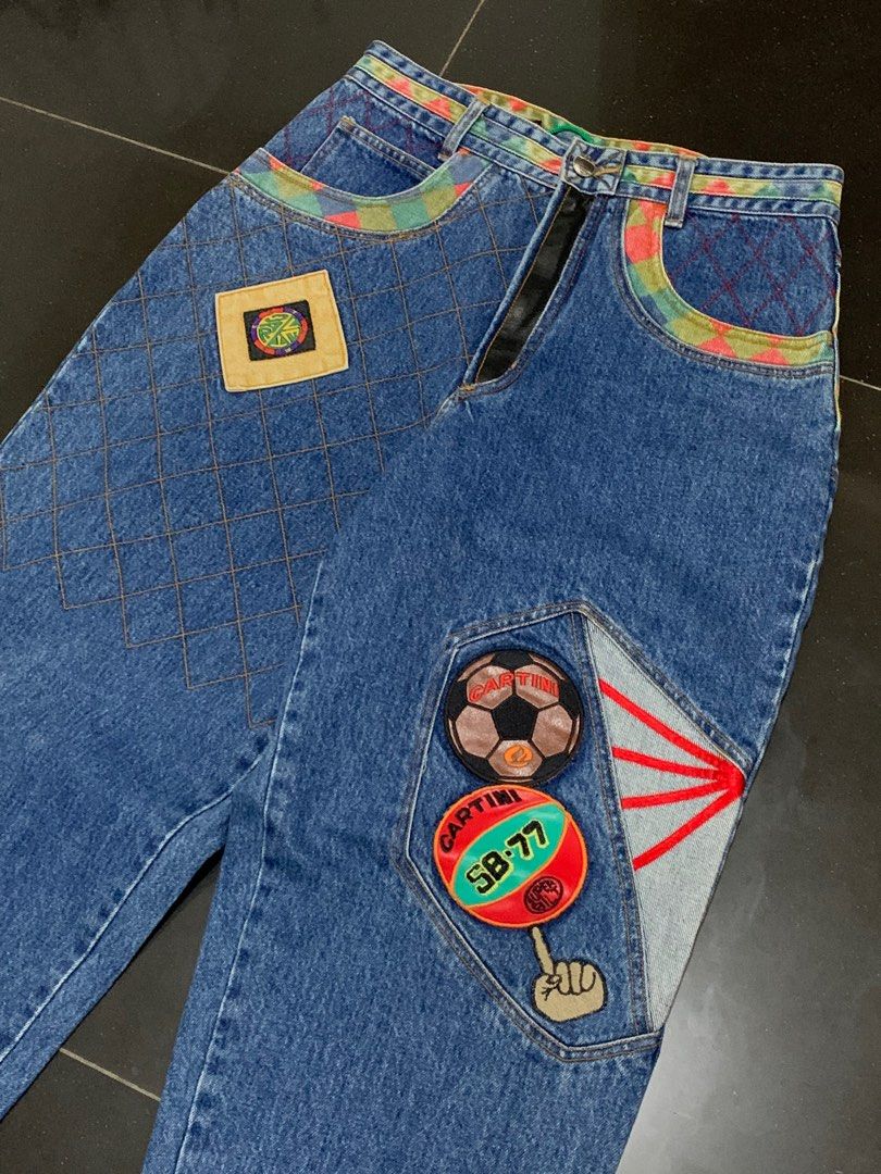Jarvey Patched Pants (Category: Other Bottoms) located in Imus. Submitted by sa1nt___ (Listing ID 1442073563, Image 2). Description: Jarvey Patched Pants Waistline 32 Length 43 No tags Excellent Condition Slightly negotiable Can do meetups in nearby areas/Can ship nationwide 📥.