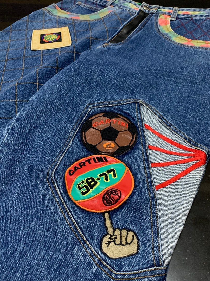 Jarvey Patched Pants (Category: Other Bottoms) located in Imus. Submitted by sa1nt___ (Listing ID 1442073563, Image 3). Description: Jarvey Patched Pants Waistline 32 Length 43 No tags Excellent Condition Slightly negotiable Can do meetups in nearby areas/Can ship nationwide 📥.