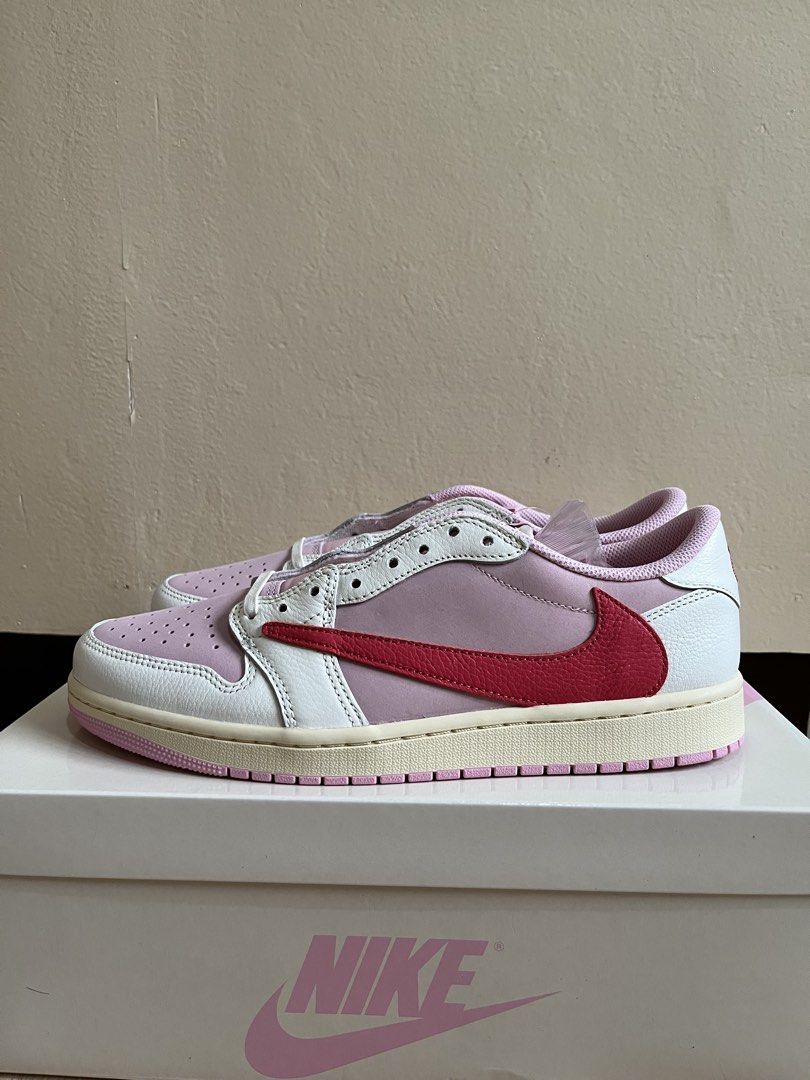 JORDAN 1 LOW x TRAVIS SCOTT (Category: Sneakers) located in Quezon City. Submitted by shoearchiveph (Listing ID 1442087925, Image 3). Description: FOR SALE! JORDAN 1 LOW x TRAVIS SCOTT TROPICAL PINK - SIZE 10 SHY PINK - SIZE 9.5 ₱24,995 EACH FIRM! BOTH BRANDNEW 100% LEGIT/AUTHENTIC PM FOR MORE DETAILS! LOC: QC.