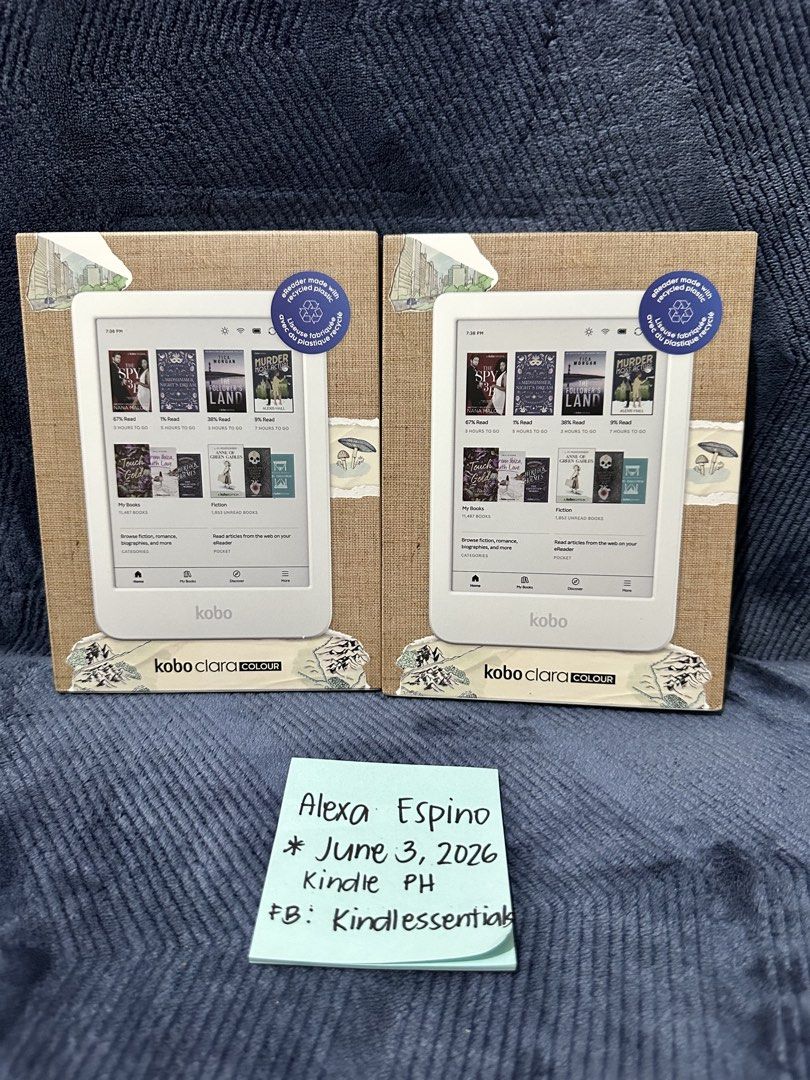 Kobo Clara Colour | Brand New (Category: E-Readers) located in Imus. Submitted by kindlessentials (Listing ID 1442053734, Image 1). Description: - Brand New Kobo Clara Colour E-readers - Sealed and Unopened - Ordered from Kobo US.