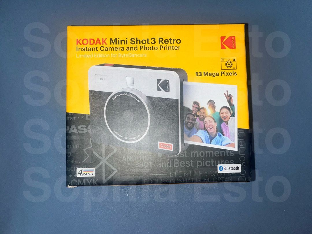 Kodak Mini Shot 3 Retro (Instant Camera & Photo Printer) (Category: Cameras) located in Pasig City. Submitted by sophiaiaia (Listing ID 1442043174, Image 3). Description: 📸 FOR SALE: Kodak Mini Shot 3 Retro (Instant Camera & Photo Printer) ✨ Condition • Used. Still in excellent condition • 100% fully functional • No issues 📦 Inclusions • Kodak Mini Shot 3 Retro Camera • 2 sets of Cartridge (10 photos per cartridge) • Camera Bag • Original Box a