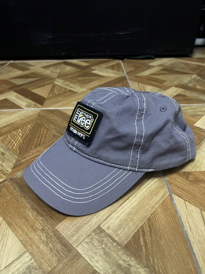 Lee Denim Dept. Grey Baseball Cap (Category: Caps & Hats) located in Manila. Submitted by dommnc (Listing ID 1442064089, Image 1). Description: - Brand: Lee Denim Dept. - Color: Grey - Design: Baseball cap style - Details: White stitching all over, Lee logo patch on front - Features: Adjustable strap at the back - Ideal for: Everyday wear.
