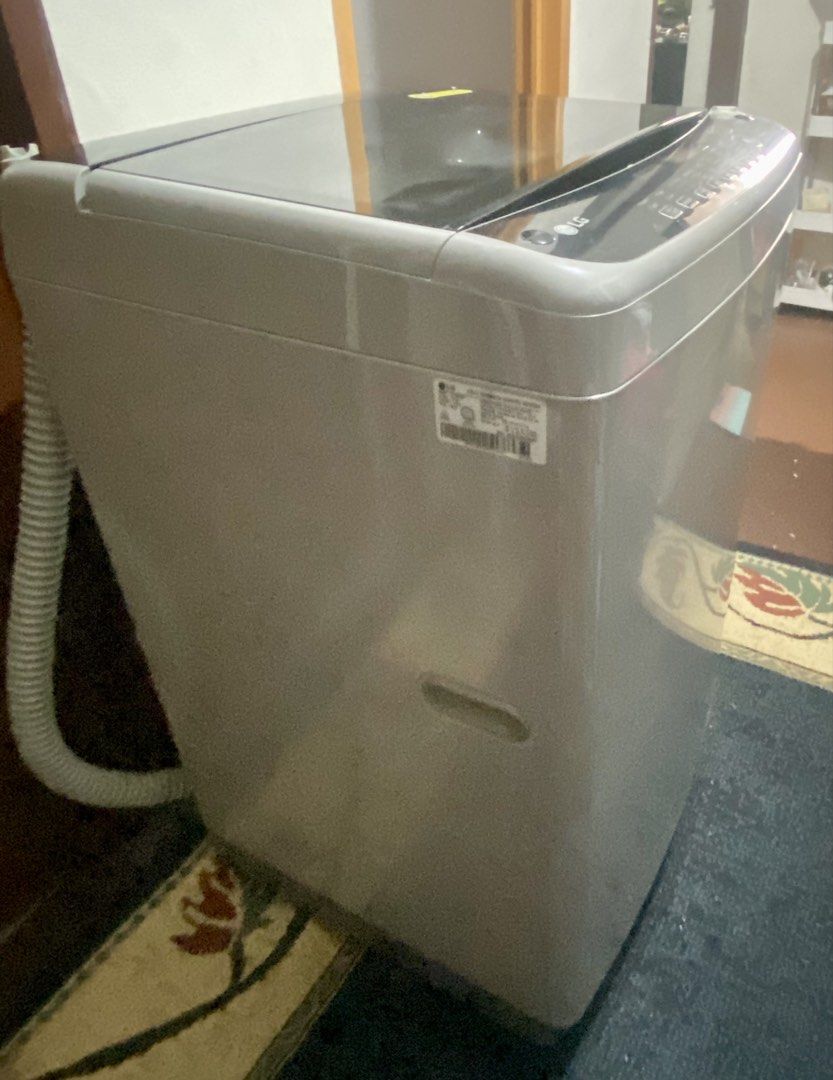 LG 9.0kg Top Load INVERTER Washing Machine (Category: Washing Machines and Dryers) located in Kawit. Submitted by mariasd (Listing ID 1442043773, Image 2). Description: Bought in abenson for 19,998. See first image. Selling for 12k, still negotiable for sure buyer! - LG Top Load Washing Machine - 9.0kg Capacity - Smart Inverter Technology for energy efficiency - Multiple Wash Cycles for various fabric needs - Durable Glass Lid - Excellent working