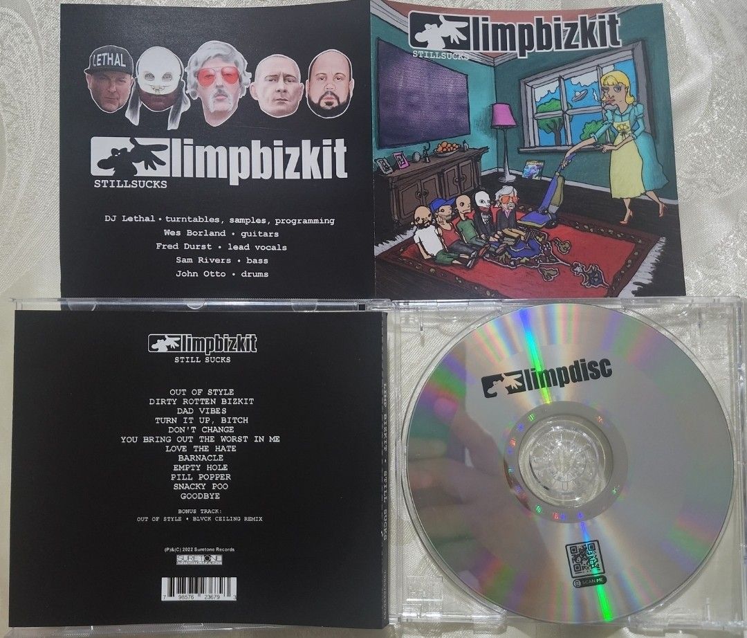 Limp Bizkit - Still Sucks (Category: CDs & DVDs) located in Cebu City. Submitted by g_roshamboo (Listing ID 1442075098, Image 2). Description: unplayed copy unofficial.