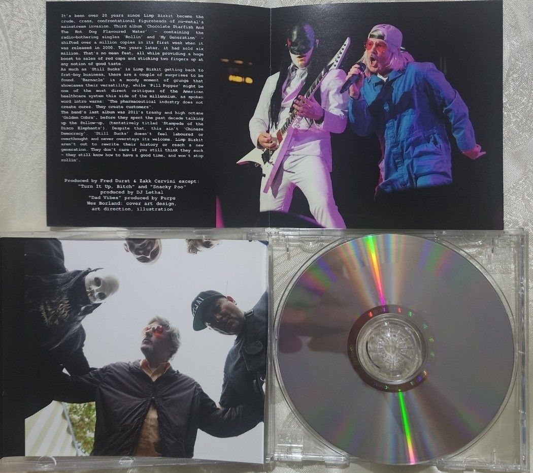 Limp Bizkit - Still Sucks (Category: CDs & DVDs) located in Cebu City. Submitted by g_roshamboo (Listing ID 1442075098, Image 3). Description: unplayed copy unofficial.