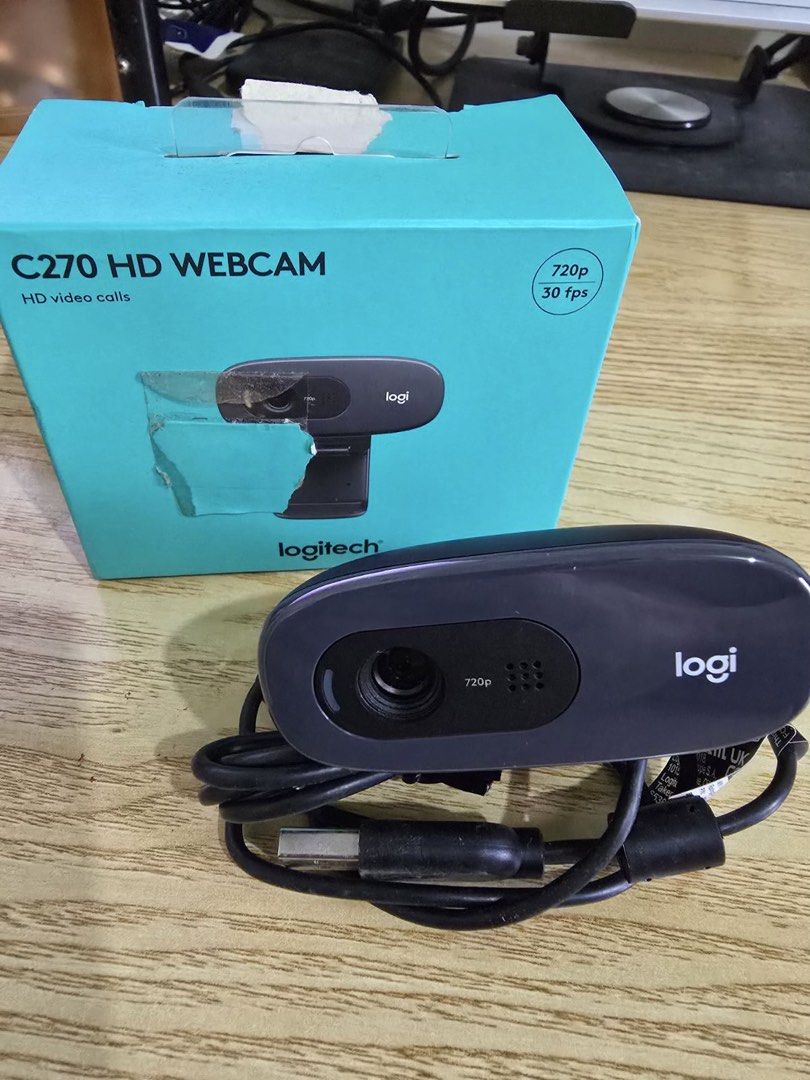 Logitech C270 HD Webcam (Category: Webcams) located in Angeles City. Submitted by dbydonna (Listing ID 1442062517, Image 1). Description: .