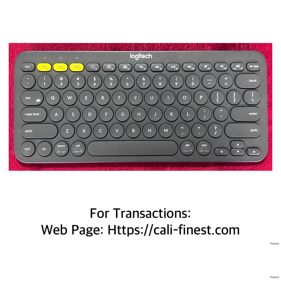 Logitech K380 Multi-Device Bluetooth Keyboard for Laptop Ipad (Category: Computer Keyboard) located in Pasig City. Submitted by califinestcollectibles (Listing ID 1442052260, Image 1). Description: Logitech K380 Multi-Device Bluetooth Keyboard for Laptop Ipad EL#717 1pc On Hand - 840 No Box Unit Only Original/Authentic From USA Pick Up at One Oasis condominium ortigas extension pasig city Or Delivery via Lalamove,Jnt, LBC cod/cop JNT (payment fir