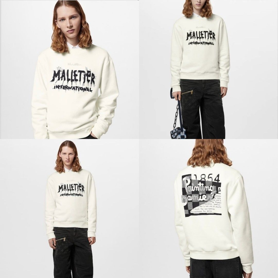 LOUIS VUITTON MALLETIER INTERNATIONAL SWEATER (Category: Luxury Apparel) located in Rizal. Submitted by rcthriftcollection (Listing ID 1442092895, Image 2). Description: LOUIS VUITTON MALLETIER INTERNATIONAL SWEATER Width 24 Length 26.5 Best fit Medium Excellent to Asnew DM to purchase 📥📥📥 Location: MONTALBAN, RODRIGUEZ, RIZAL .
