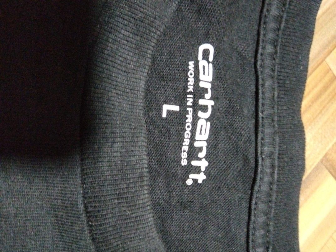 L-Xl Carhartt Tshirt (Category: Tshirts & Polo Shirts ) located in Pasay City. Submitted by jerome23 (Listing ID 1442132774, Image 3). Description: size large to xl length 29 width 23 inches excellent condition 9.5/10 color rate color black.