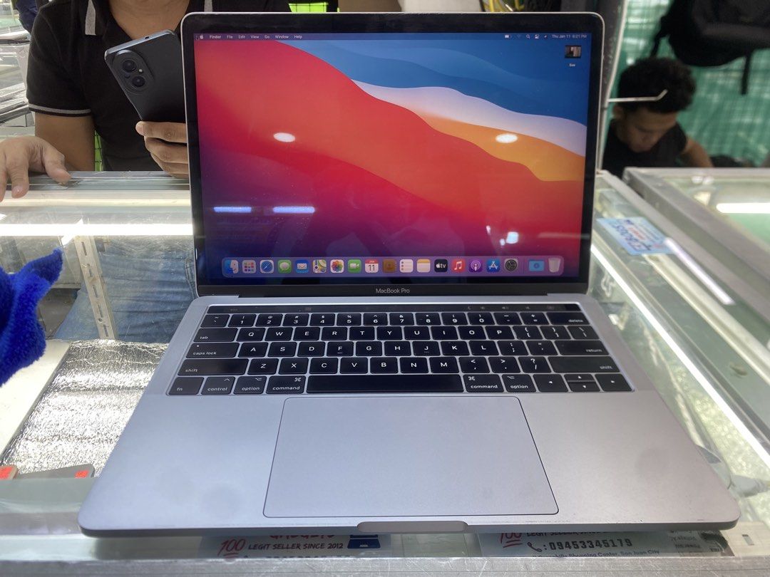 MACBOOK PRO 2017 8/512GB (Category: Laptops & Notebooks) located in Manila. Submitted by westclutchtradinggadgetinco. (Listing ID 1442123264, Image 2). Description: OPEN FOR INSTALLMENT PM FOR INQUIRIES SALE OR SWAP ! MABILIS KAUSAP ! LEGIT SELLER ! W/ WARRANTY 💯💯💯 •MACBOOK PRO 2017 •8 GB MEMORY 512 GB STORAGE (Other storage is also available) •Dual-Core Intel Core i5 •13.3 -inch Built-in Retina Display •233 CC •Normal Condition •Charger inclu
