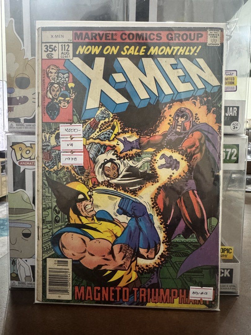 Marvel Comics X-Men #112 - Magneto Triumph (Category: Comics & Manga) located in Pateros City. Submitted by lacasadekartonph (Listing ID 1442081138, Image 1). Description: - Marvel Comics X-Men Issue #112 - Features Magneto Triumph - Published: August 1978 - Classic comic for collectors - Own a piece of comic history!.