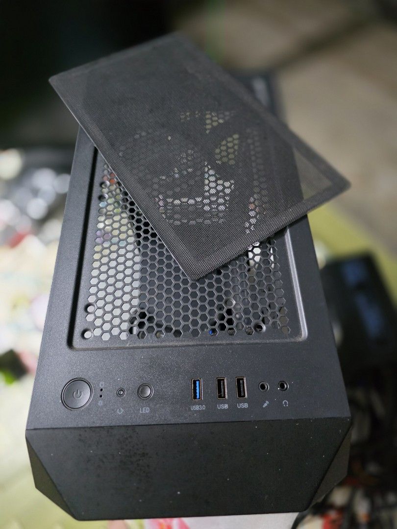 MATX case with ARGB FANS474207242725642246