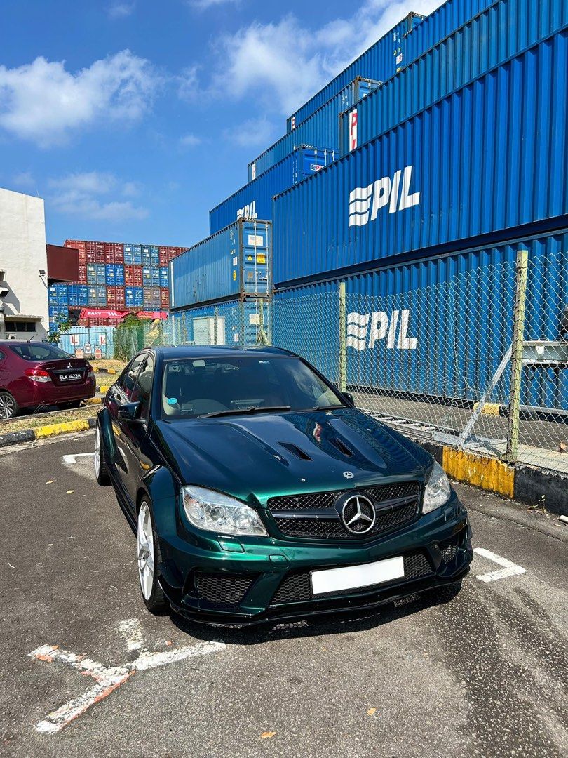 Mercedes-Benz C200 CGI C200 Auto (Category: Used Cars) located in Singapore. Submitted by realldeall (Listing ID 1442057094, Image 2). Description: Things done Brembo BBK BCBR coilovers C63 wide bodykit New painwork (Emerald green) NGK BOV Lufi metre Customised amplifier and Subwoofer New battery New fuel pump New compressor and condensor New brakepad Full servicing done recently with proof NO DEALER NO CONSIGNMENT REFINANCE? I CAN ASSIST.