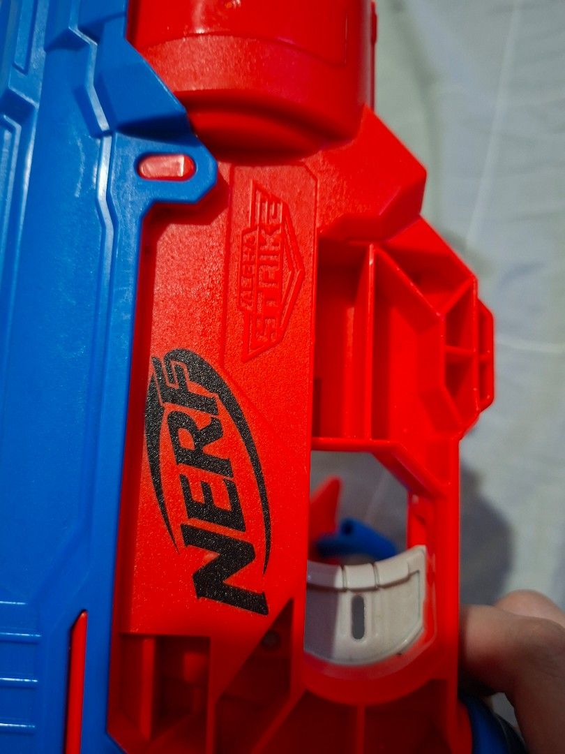 Nerf Alpha Strike Toy Gun | Nerf Set (Category: Action & Battle Toys) located in Quezon City. Submitted by doggielover01 (Listing ID 1442072231, Image 3). Description: Nerf Alpha Strike - toy gun - pre-owned, few bullets left - sold as set - 4 pc set PHP 350 MOP: Gcash MOD: -grab/lalamove (shouldered and booked by buyer).