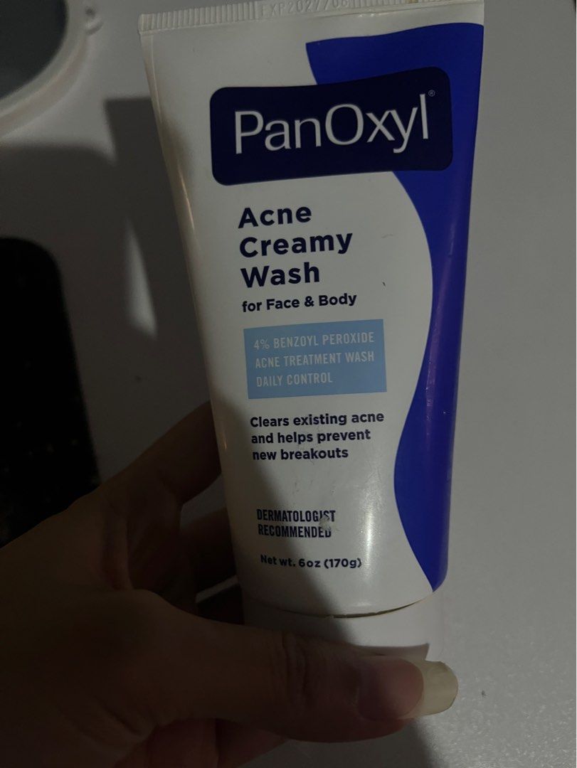 PANOXYL BENOXYL PEROXIDE 4% (Category: Face Care) located in Caloocan City. Submitted by s.k_777 (Listing ID 1442060844, Image 1). Description: around 70% remaining.