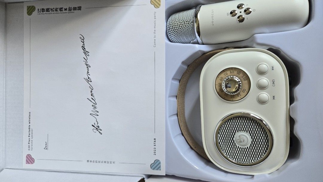 Portable Bluetooth Karaoke Mic Speaker Set475790402692720641