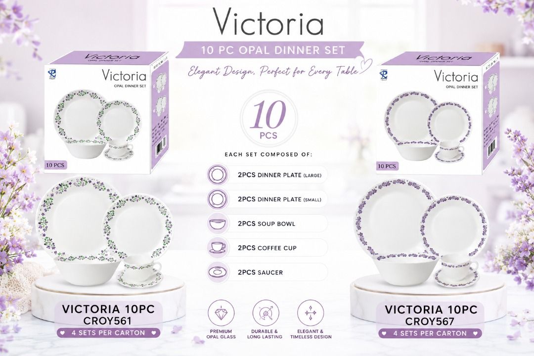Premium Opal Glass Dinnerware set 10pcs (Category: Dinnerware & Cutlery) located in Manila. Submitted by cartelcomnl (Listing ID 1442053093, Image 3). Description: Premium Opal Glass Dinnerware set 10pcs Printed dinner set , Opal plates wholesale offer! Open for reseller ! pm for order See less.
