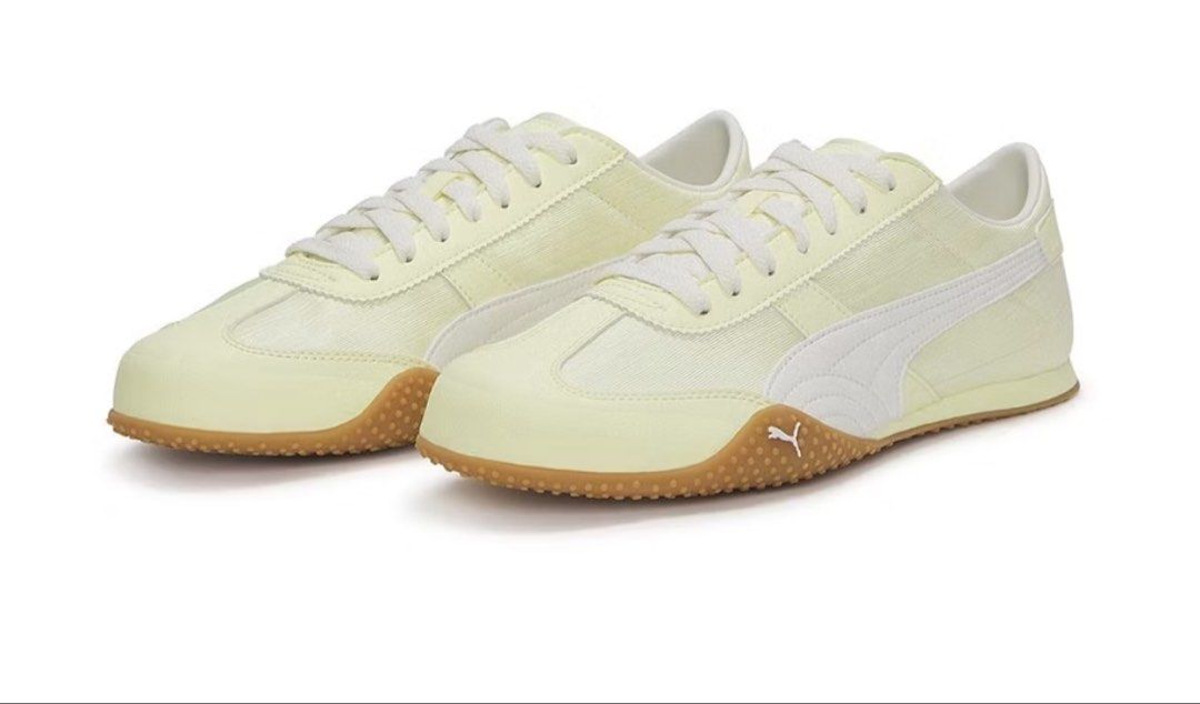 PUMA BELLA Yellow (Category: Sneakers) located in Manila. Submitted by rafaella.jojo (Listing ID 1441994274, Image 1). Description: For sale original PUMA BELLA Yellow. Size UK 8 / US Women 10.5 / 27 cm. Brand new, never worn 😩. Wrong size kasi.