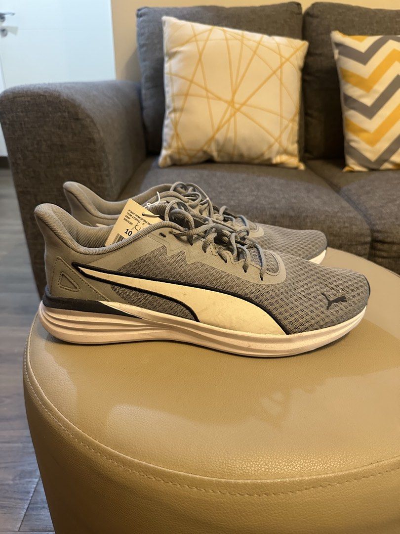 Puma SoftFoam Running Shoes Grey White (Category: Sneakers) located in Cavite. Submitted by kaydacanay (Listing ID 1442080803, Image 3). Description: - Grey Puma running shoes with white accents - SoftFoam cushioning for ultimate comfort - Secure lace-up closure - Ideal for running, workouts, or everyday casual wear - Brand new with tags still attached.