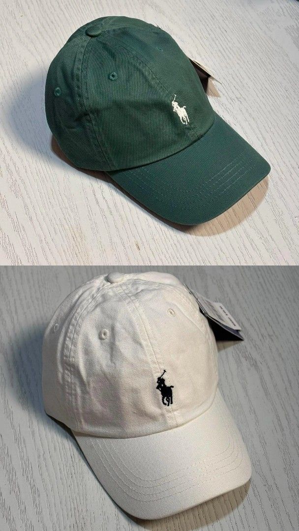 Ralph Lauren Polo Cap - Multiple Colors Available (Category: Caps & Hats) located in Santa Maria. Submitted by antonio_0718 (Listing ID 1441985817, Image 1). Description: - Available colors: green, white, tan, lime green, yellow, navy, light blue, grey, olive - Iconic Polo player logo detail - Perfect for everyday wear - All caps come with original tags.