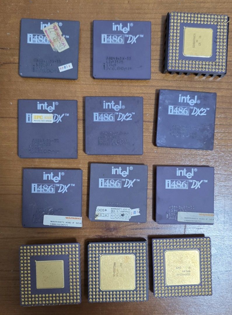 Rare Vintage Intel 486 CPU