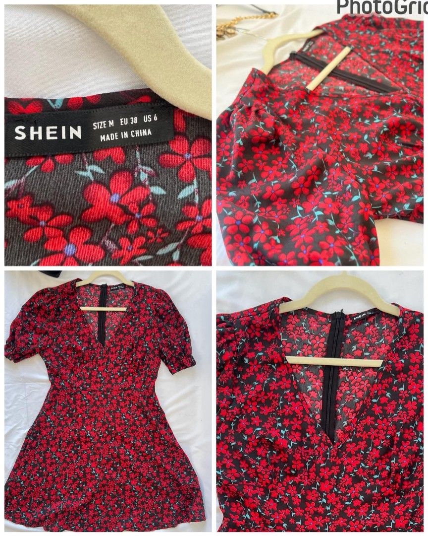 SHEIN FLORAL DRESS (Category: Dresses) located in Manila. Submitted by brillantes34344 (Listing ID 1434355277, Image 2). Description: .