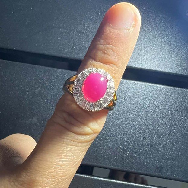 Ruby Ring (Category: Rings) located in Singapore. Submitted by goldddudee (Listing ID 1441579252, Image 3). Description: Stainless steel Plated gold ruby ring free size / Free postage Smartpac only! .