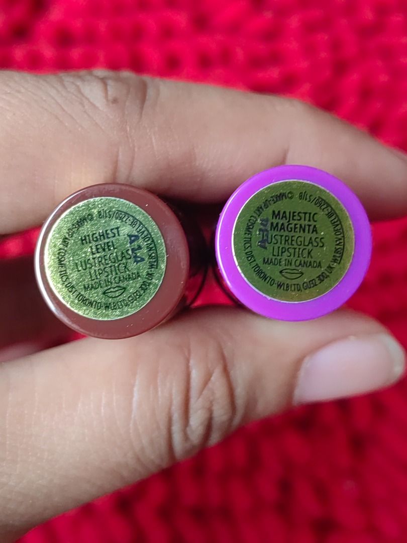 SALE - MAC Mini Lustreglass Lipstick Set (4pcs) (Category: Makeup) located in Puerto Galera. Submitted by charisarifinds (Listing ID 1442115923, Image 3). Description: 📍Fixed price (clearance Sale na 🙏) - wala ng mas mura pa dito na Original Brand new Original MAC Mini Lustreglass Lipstick Set 1 - Fun Money 1 - Stealth Wealth 1 - Highest Level 1 - Majestic Magenta 💯 Original from USA, money back guaranteed if proven fake Disclamer: Chari Sari 