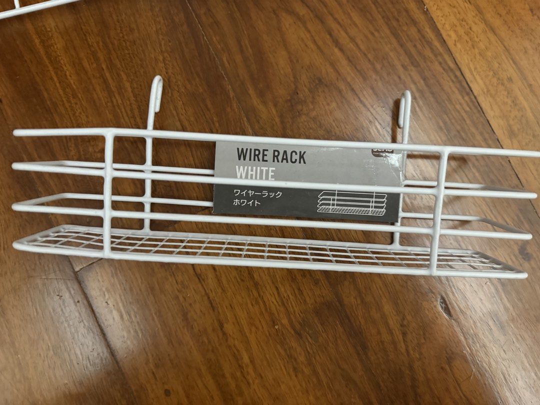 Seria White Wire Grid Organizer with Racks and Baskets (Category: Storage Boxes & Baskets) located in San Juan City. Submitted by outwithit (Listing ID 1442011195, Image 3). Description: RFS: Decluttering ⭐️Can negotiate if sure buyer No reservation unless paid for Delivery fee will be shouldered by buyer ‼️BUY AT YOUR OWN RISK (especially bags and shoes) - Item is in good condition when inspected while taking photos - I do not know how this item