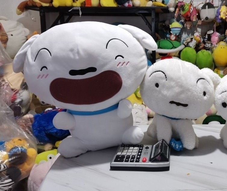 shinchan shiro stuffed Plushie Toy (Category: Plushies & Soft Toys) located in Mendez-Nunez. Submitted by daphnesstuffedtoys (Listing ID 1436645343, Image 1). Description: big shiro - 350 reg shiro - 220.