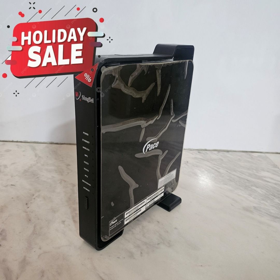 Singtel Pace Router Gigabit Router - Model A5520N474076552040304640